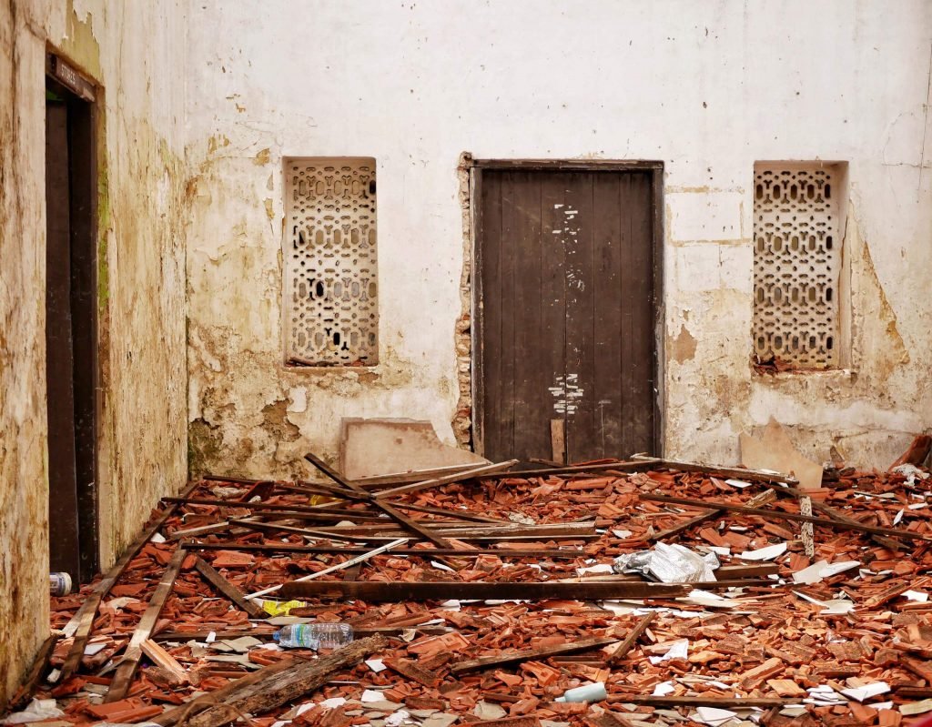 ruin house at Galle Fort Sri Lanka