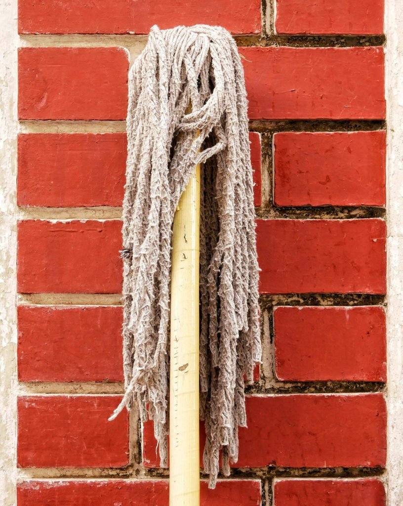 a mop in the streets of galle fort