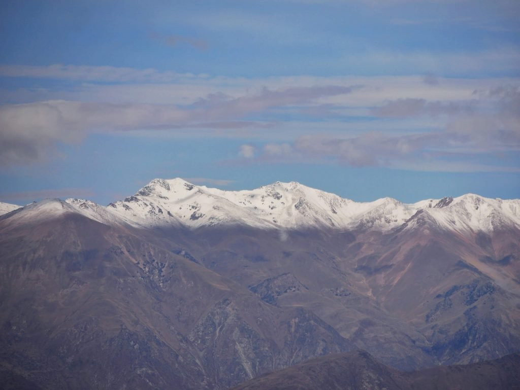 Snowy mountains near Colca canyon, Peru