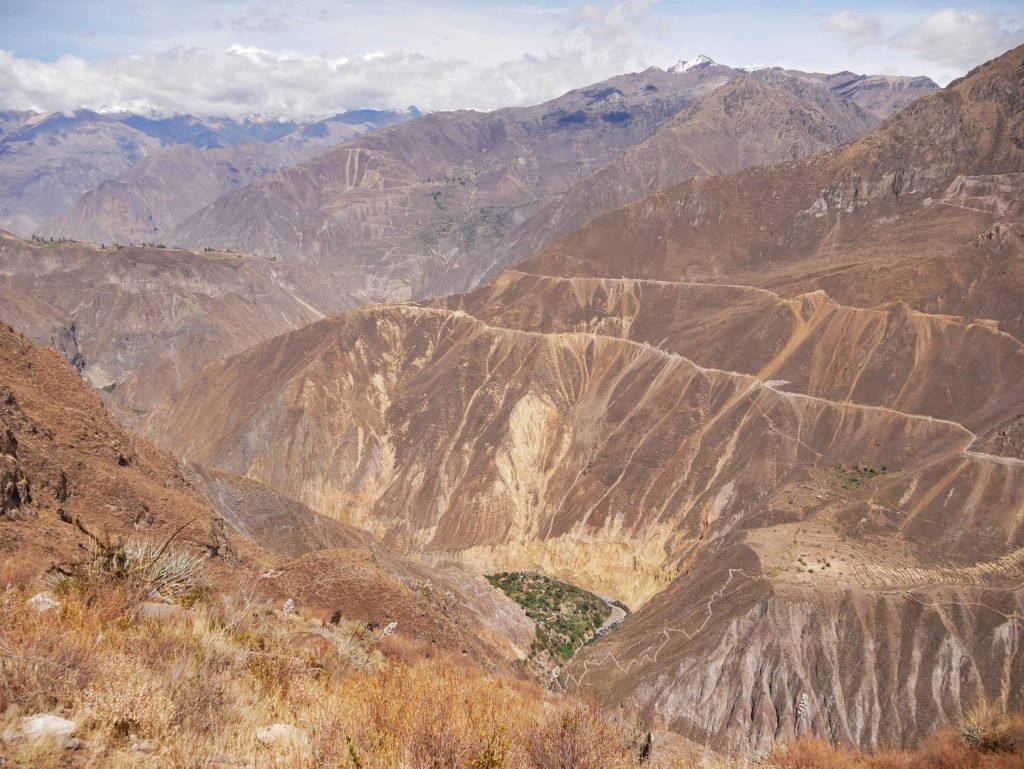 View over Colca canyon, Peru