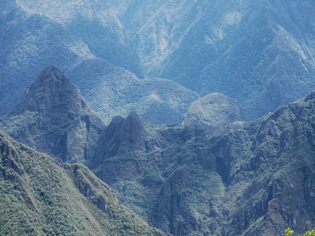 Machu Picchu view from above