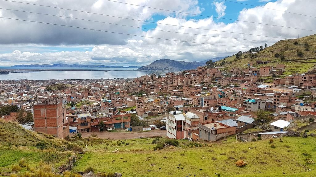 View over Puno, Peri