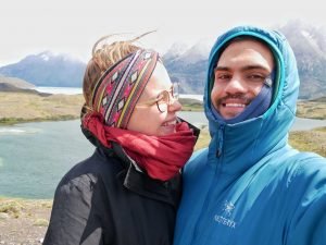 couple at mirador nordenskjöld