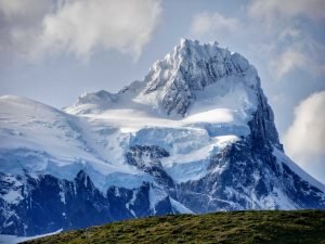 snowy mountain cap in Patagonia