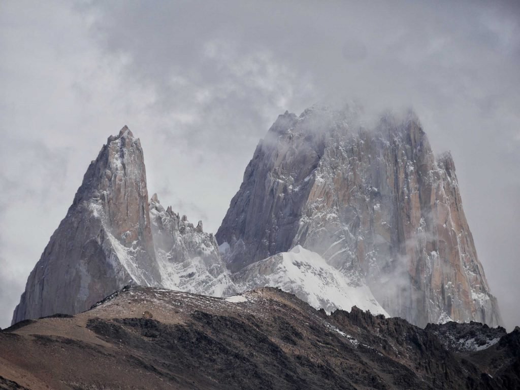 bizarre rock formations national park los glaciares