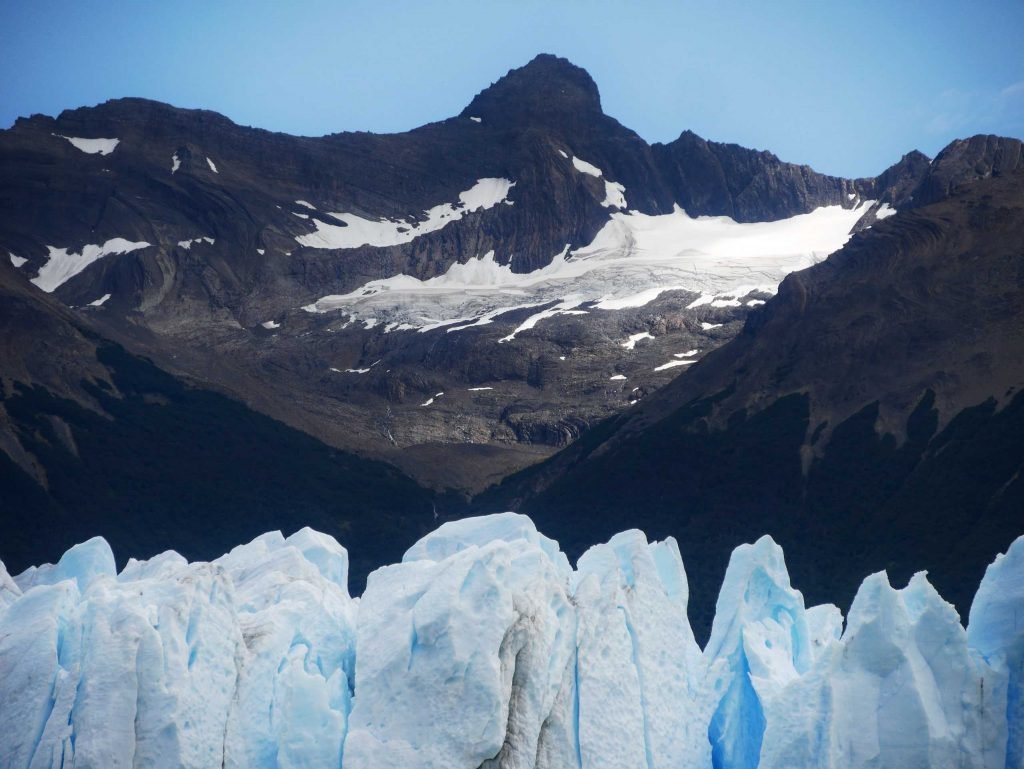 perito moreno patagonia mountain
