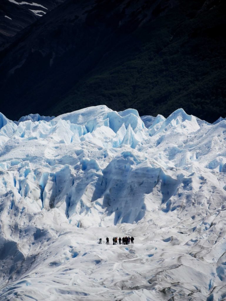hiking on glacier perito moreno