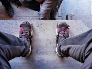 adidas terrex with Crampons