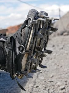 Crampons on shoes