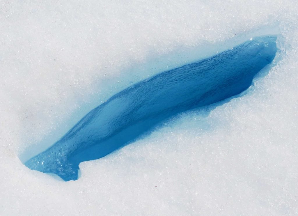blue hole glacier water