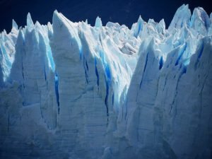 Bizarre glacial structures