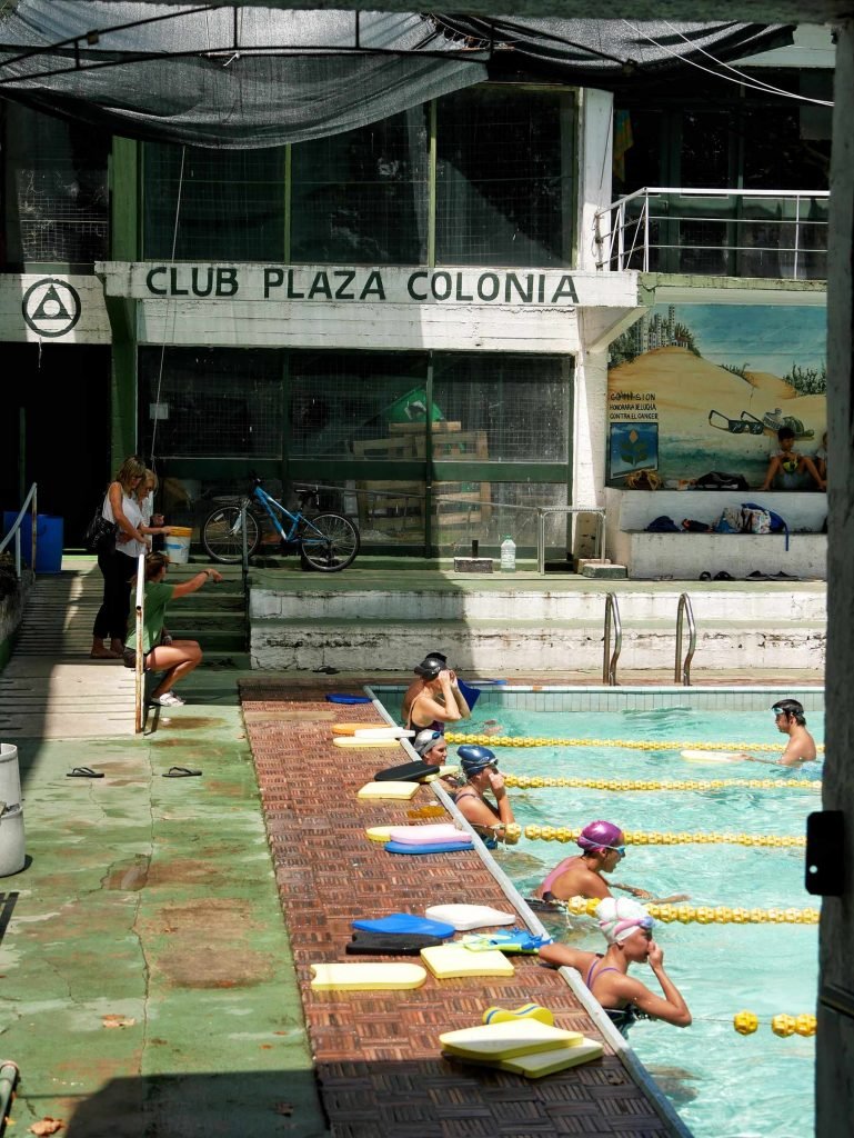 old swimming pool in Colonia del Sacramento Uruguay