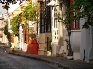 street in Cartagena Colombia