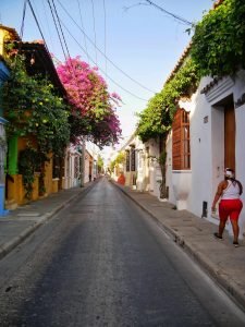street in Cartagena Colombia
