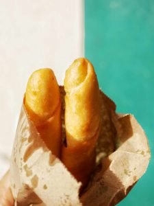 freshly baked bread in Colombia
