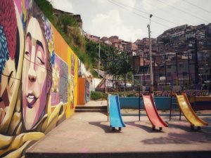 playground in comuna 13